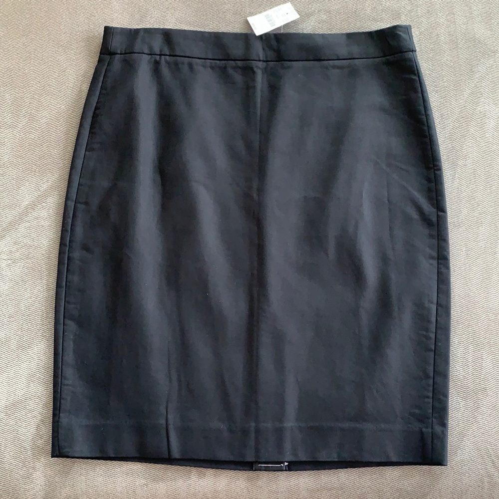 Black J Crew pencil skirt